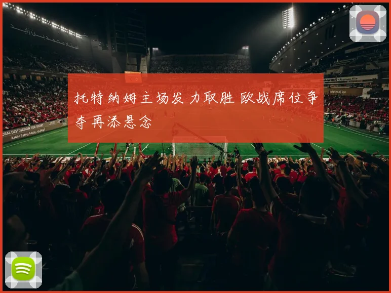 托特纳姆主场发力取胜 欧战席位争夺再添悬念